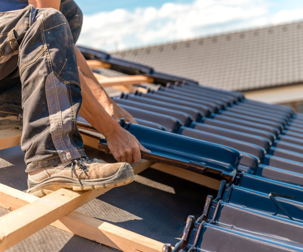 Steildach Dachbau uebersichtsbild Machacek Baustoffhandel