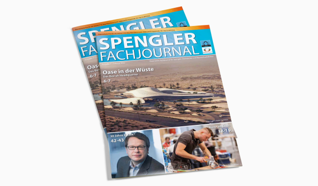 Dachbau Spengler Fachjournal 01 2022 Machacek Baustoffhandel