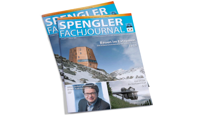 Dachbau Spengler Fachjournal Zusammen in die Zukunft Machacek Baustoffhandel