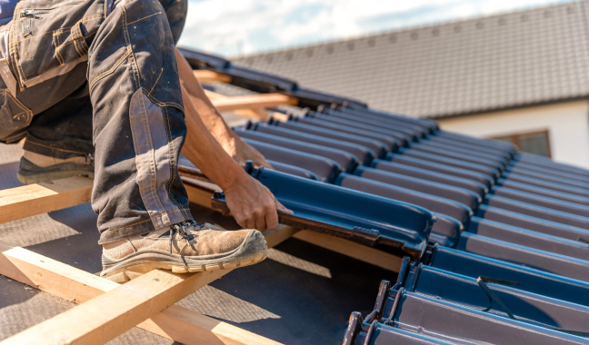 Steildach Dachbau uebersichtsbild Machacek Baustoffhandel