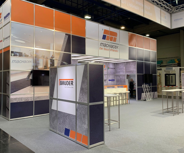 Energiesparmesse 2023 Newsbeitrag Messestand Machacek Baustoffhandel