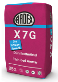 Machacek - Ardex X 7 G Dünnbettmörtel, grau - 25 kg/Sack