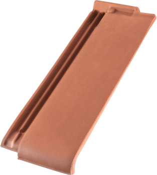 Machacek - Erlus Linea 1/2 Firstanschlussziegel schwarz matt Select-Engoben Machacek - Erlus Linea 1/2 Firstanschlussziegel schwarz matt Select-Engoben