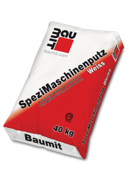 Machacek - Baumit SpeziMaschinenputz Weiß