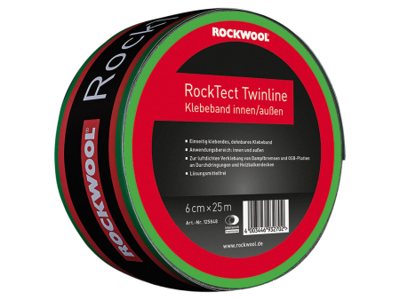 Machacek - Rockwool RockTect Twinline - 25 lfm/Rolle
