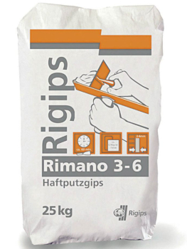 Machacek - Rigips Rimano 3-6 Haftputzgips - 25 kg/Sack