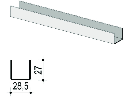 Machacek - UD-Profil 28 x 27 x 0,6 mm - Knauf