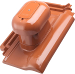 Machacek - Erlus E 58 MAX ALU-SYSTEM Sanitärlüfter DN 125 komplett anthrazit Klassik-Engoben