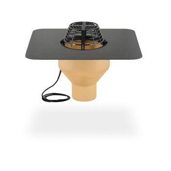 Machacek - Sita Standard, senkrecht, heizbar - DN 150, Bitumenflansch