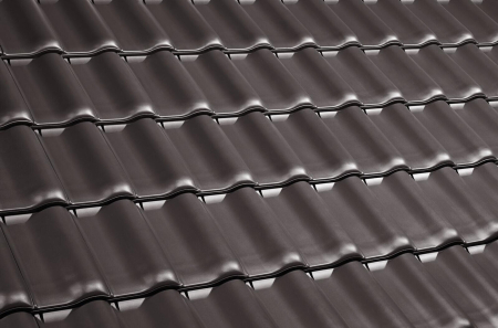 Machacek - Erlus Flächenziegel E 58 RS 1/1 anthrazit Klassik-Engoben