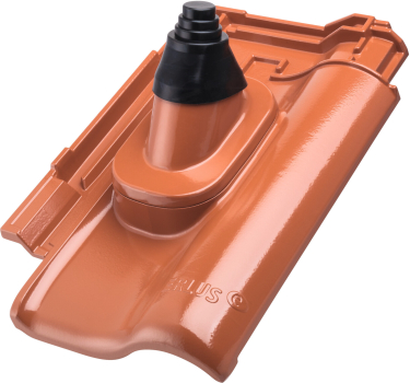 Machacek - Erlus E58 SL ALU-SYSTEM Antennenhaube mit 1 Alu-Durchgangsgrundplatte