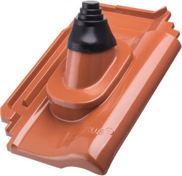 Machacek - Erlus E58 / E58 S ALU-SYSTEM Antennenhaube mit 1 Alu-Durchgangsgrundplatte