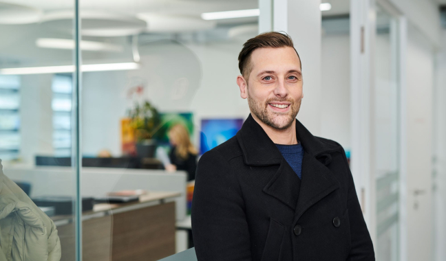 Stefan Zuber Auszendienstmitarbeiter Erfolgsstory Arbeiten bei Machacek Baustoffhandel